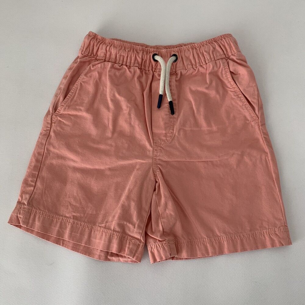 Tommy Bahama Shorts Boys Small 5/6 Pink Drawstring Stretch Waist Pockets Pull On